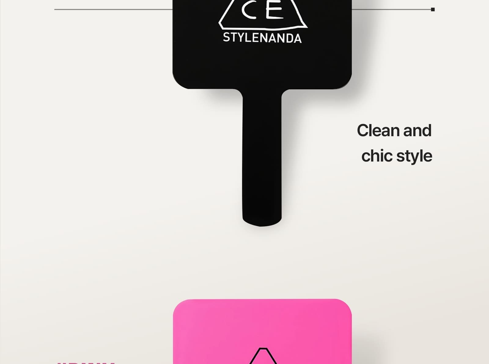 SQUARE HAND MIRROR | 3CE Cosmetics | Stylenanda |3CE Official