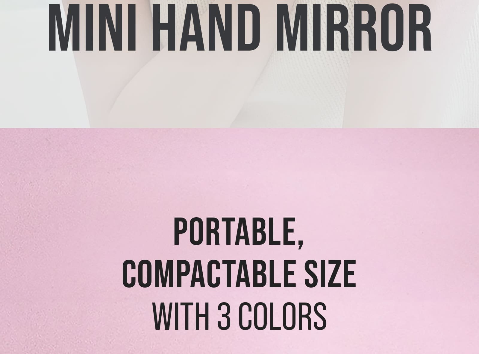 Key model visual of 3CE Square Mini Hand Mirror 03