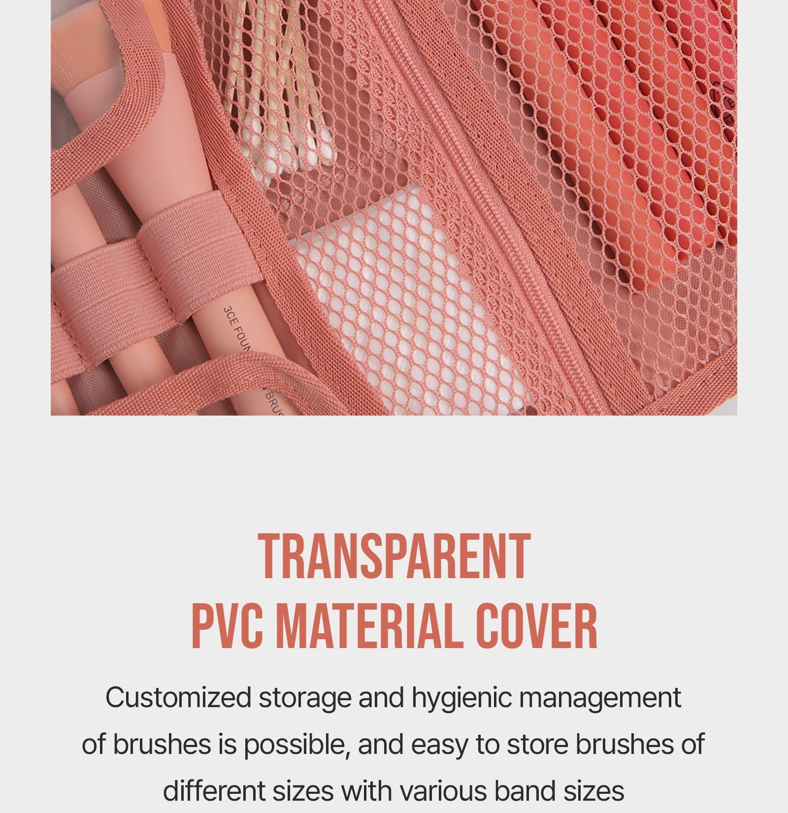 key unique selling points of 3CE Wash Bag Small 05