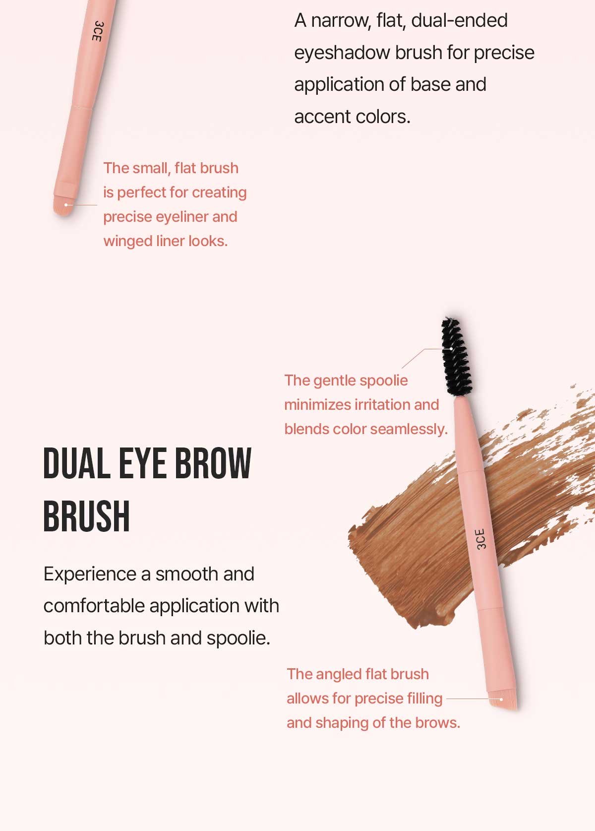 3 types of brushes that can be used for eye makeup