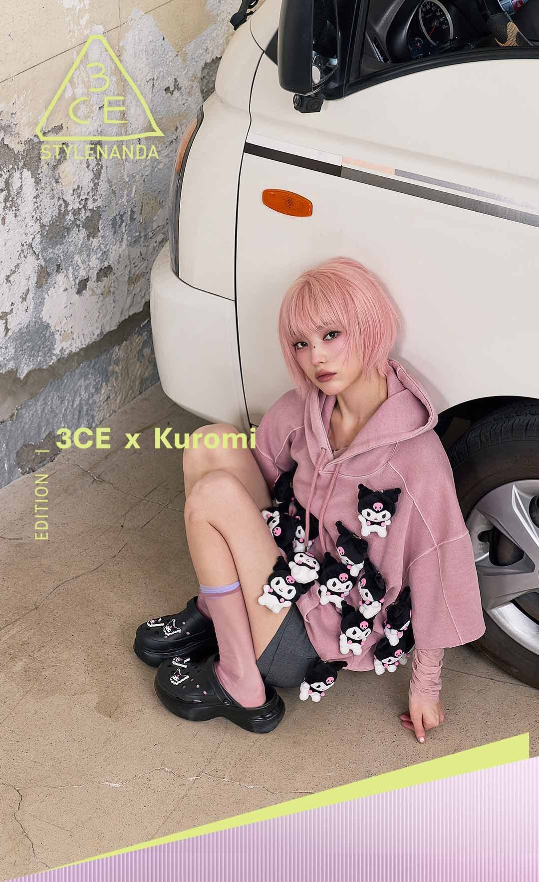 3CE KUROMI EDITION GLAZY LIP GLOW 1