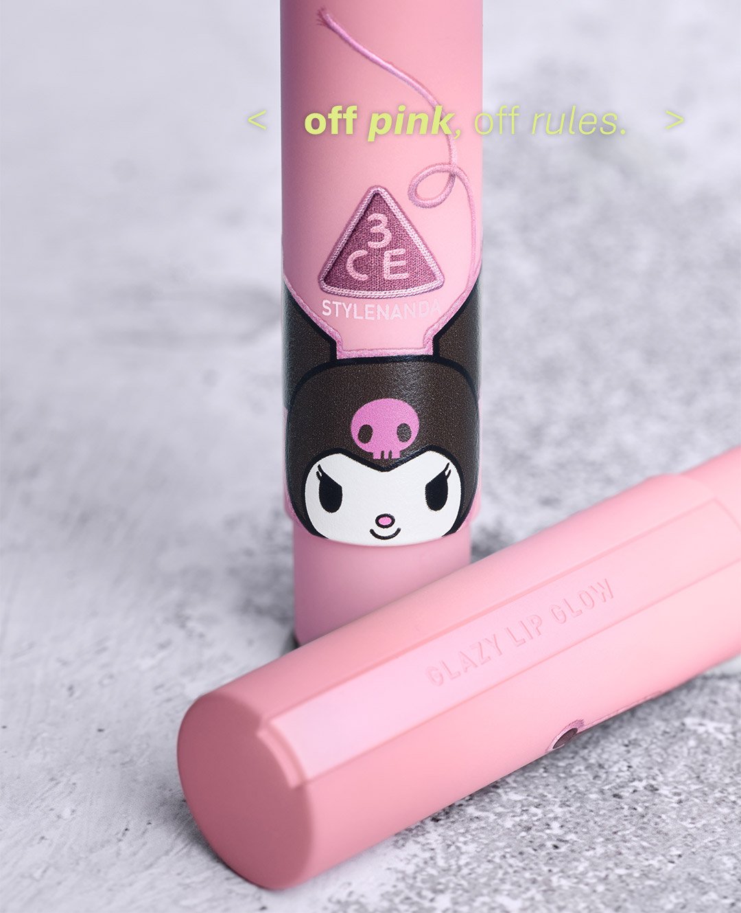 3CE KUROMI EDITION GLAZY LIP GLOW 5