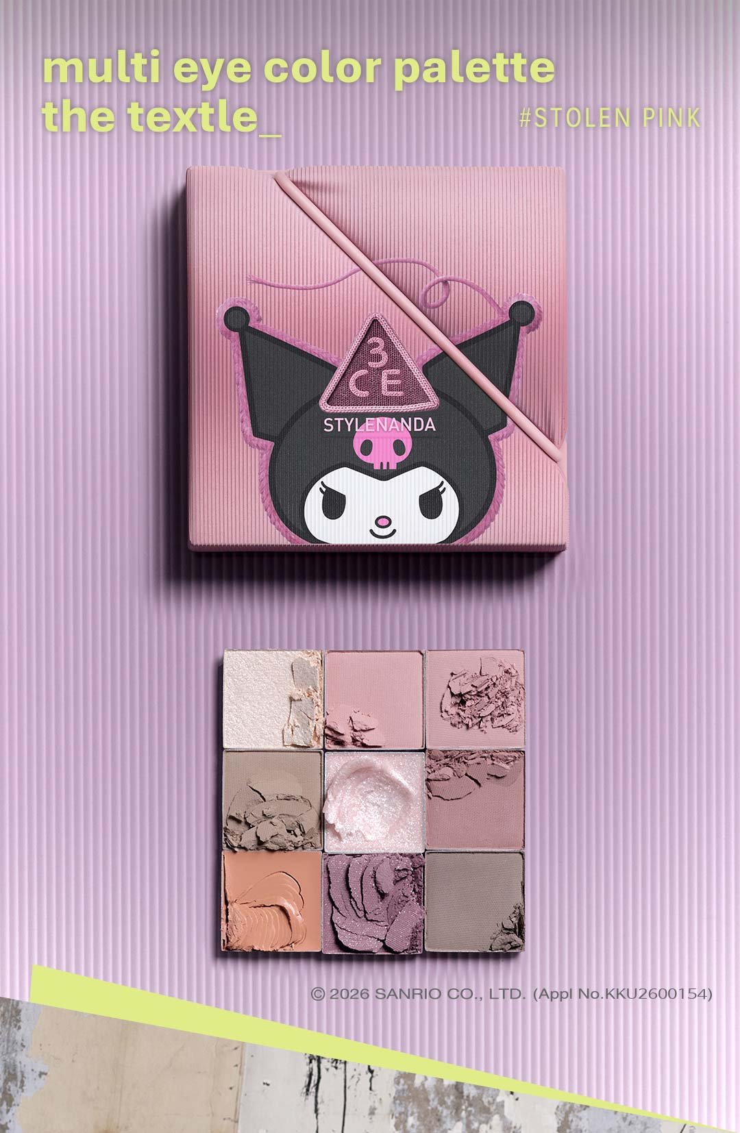 3ce_edt-kuromi_multi-eye-color-palette-the-textile_2026 5