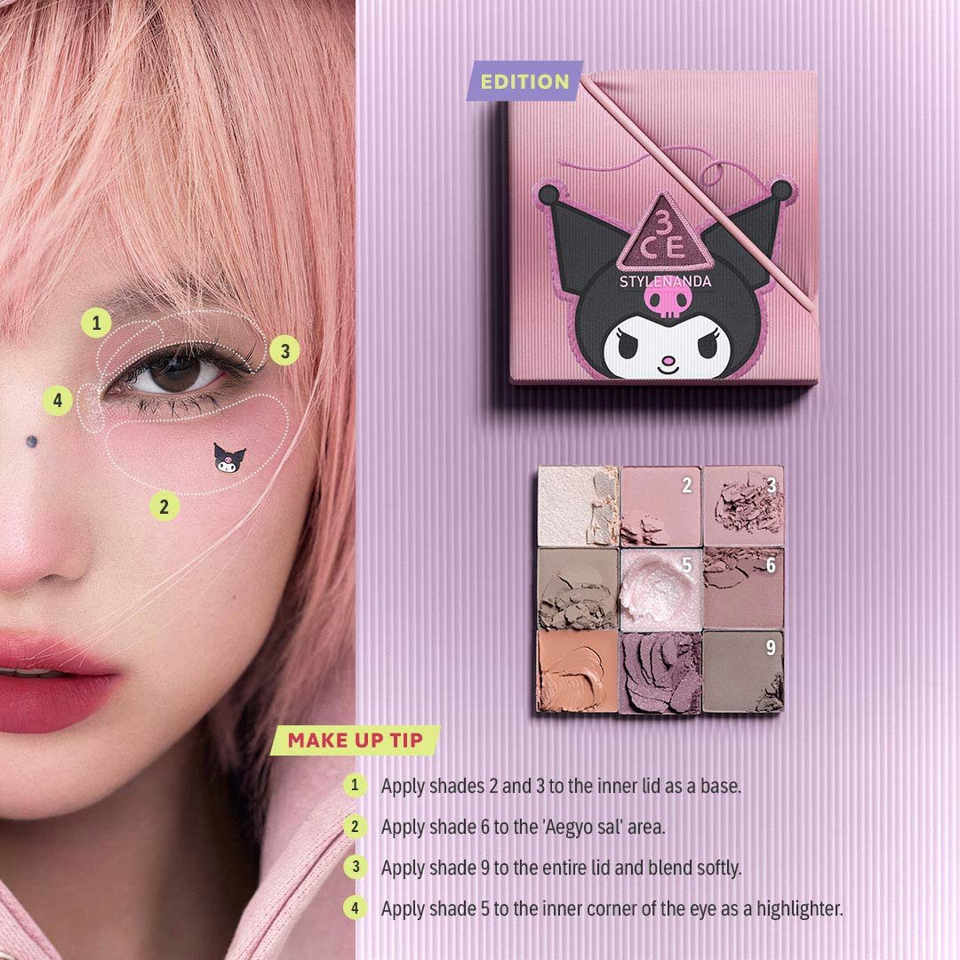3ce_edt-kuromi_multi-eye-color-palette-the-textile_2026 9