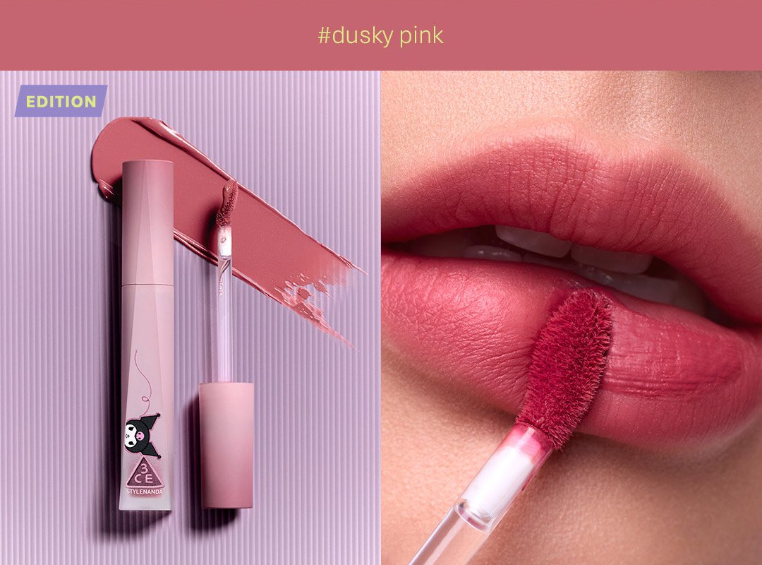 3ce_edt-kuromi_velvet-lip-tint-plush_2026 4