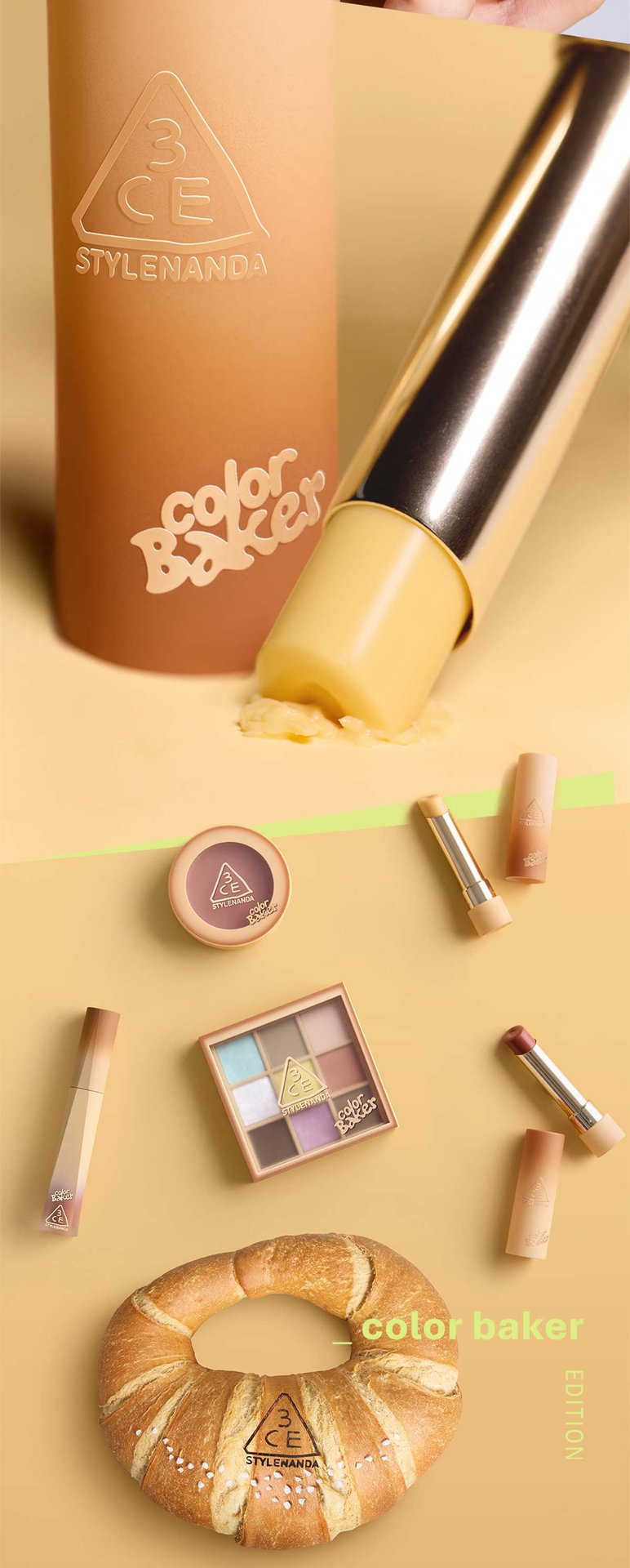 3CE COLOR BAKER GLAZY LIP GLOW | 3CE Cosmetics |Stylenanda