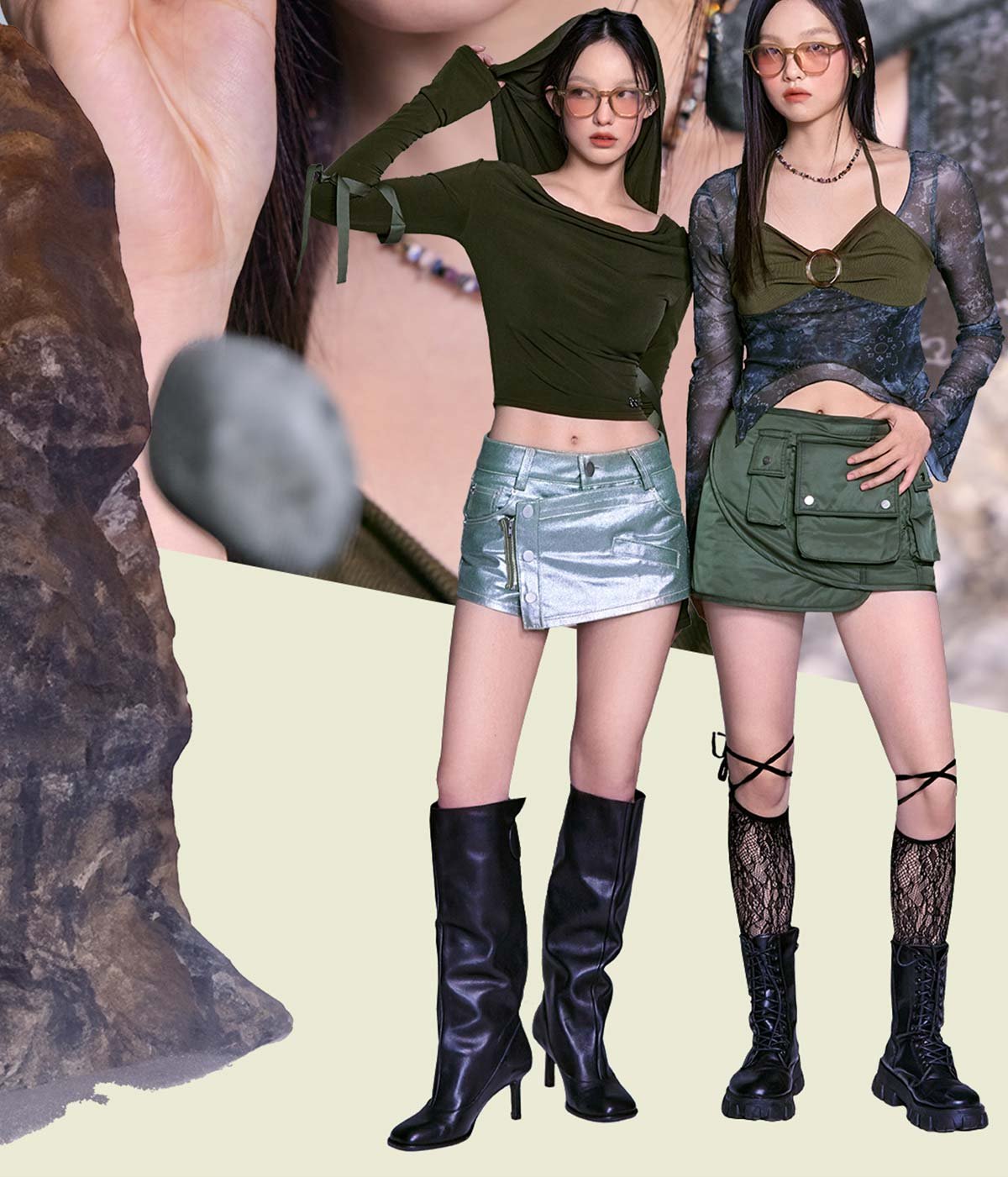 unexpectedly olive of 3CE X MUUT COLLABOLATION