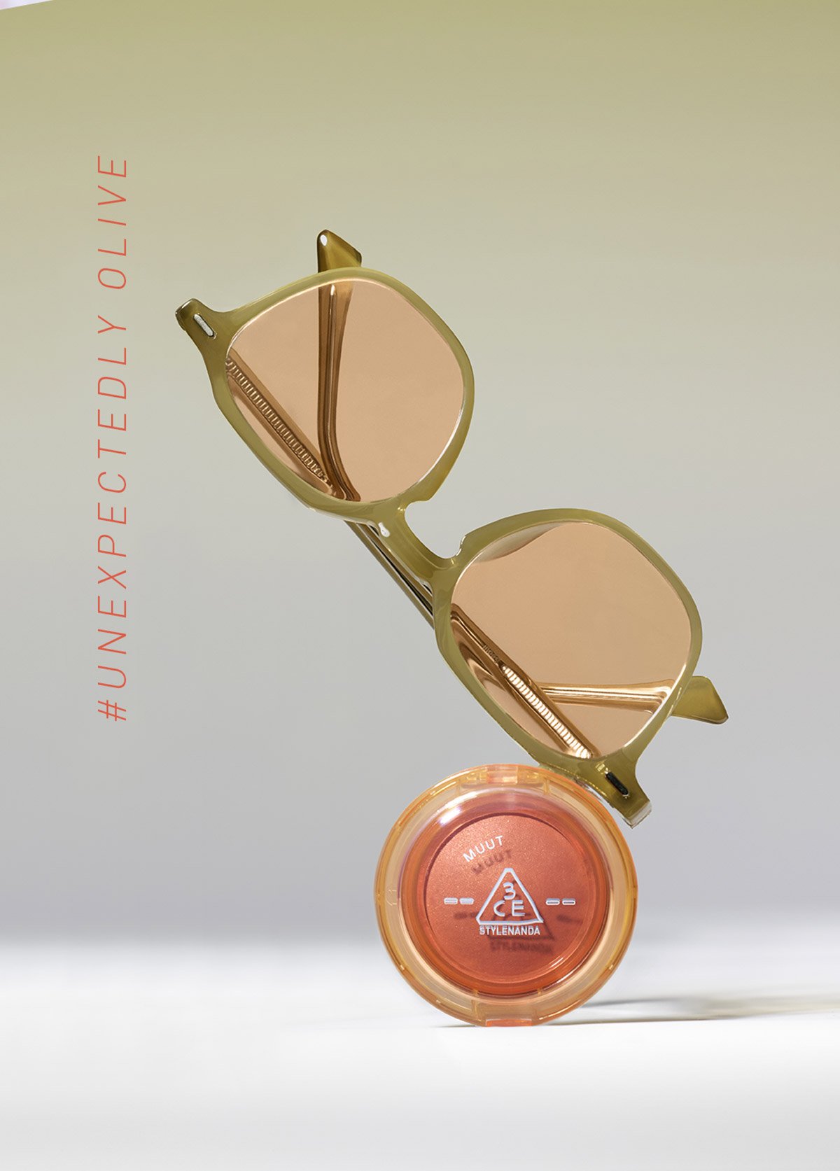 unexpectedly olive of 3CE X MUUT COLLABOLATION