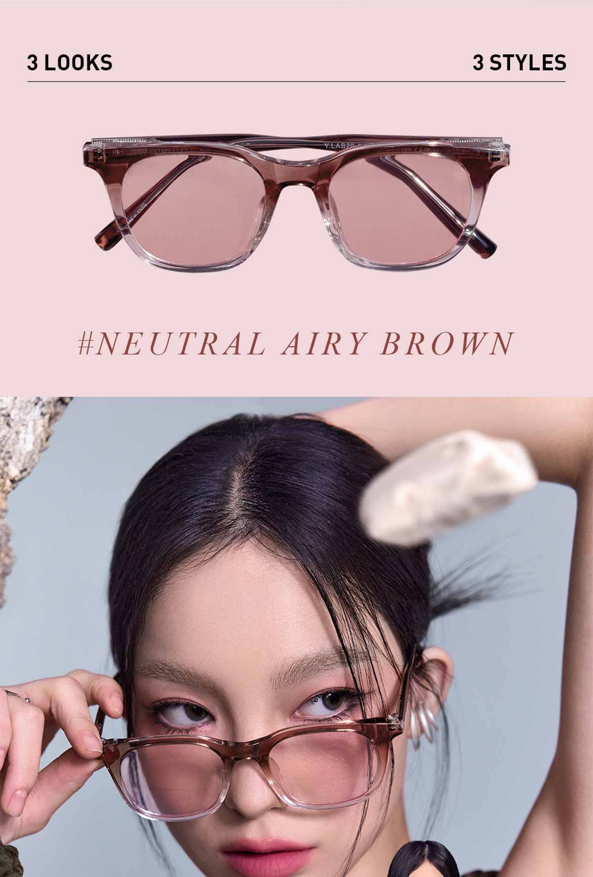 neutral airy brown of 3CE X MUUT COLLABOLATION
