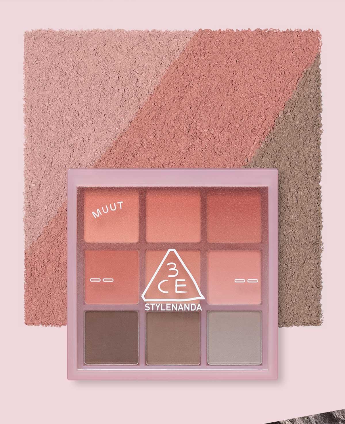 neutral airy brown of 3CE X MUUT COLLABOLATION