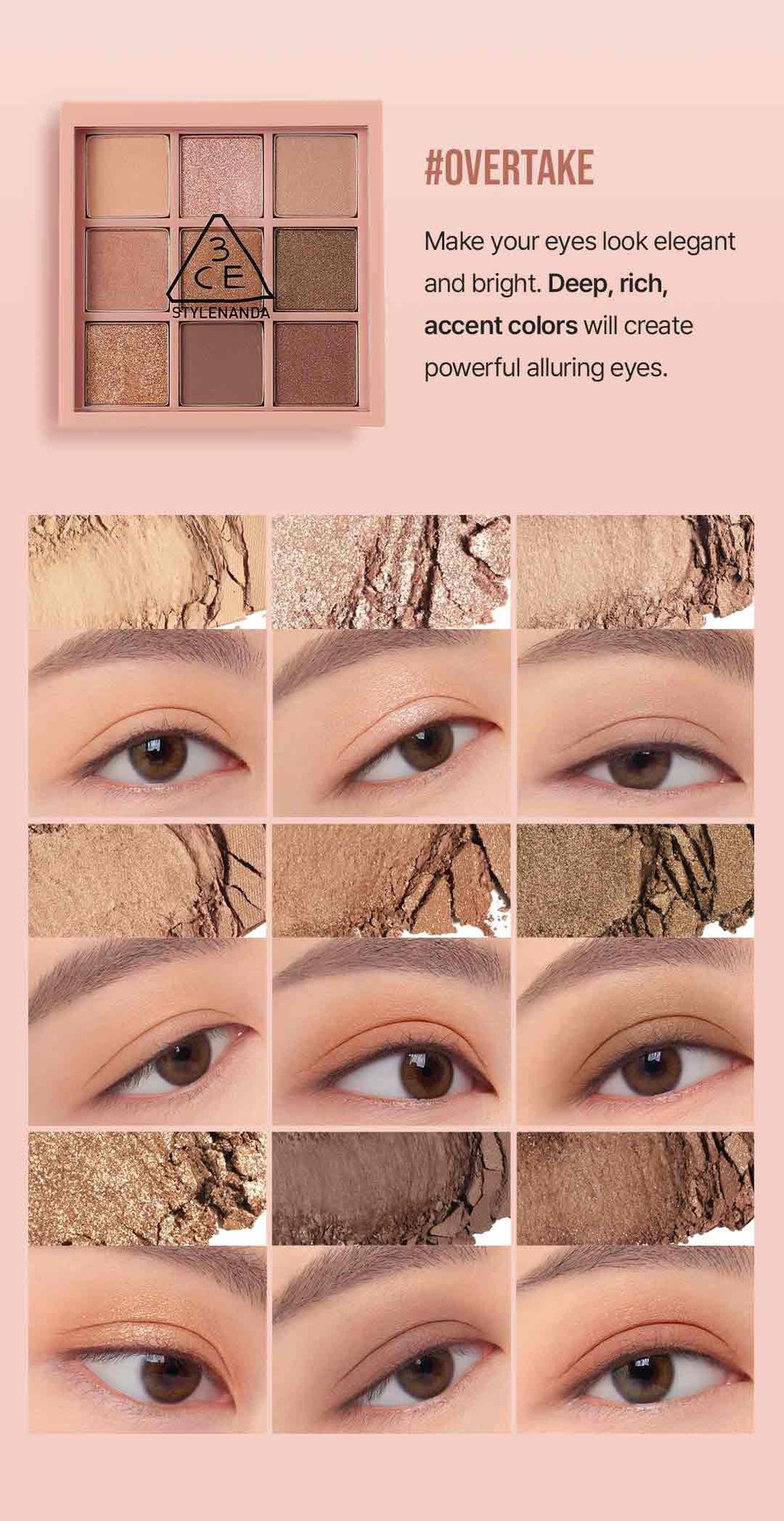 swatch images of per shade : Over Take