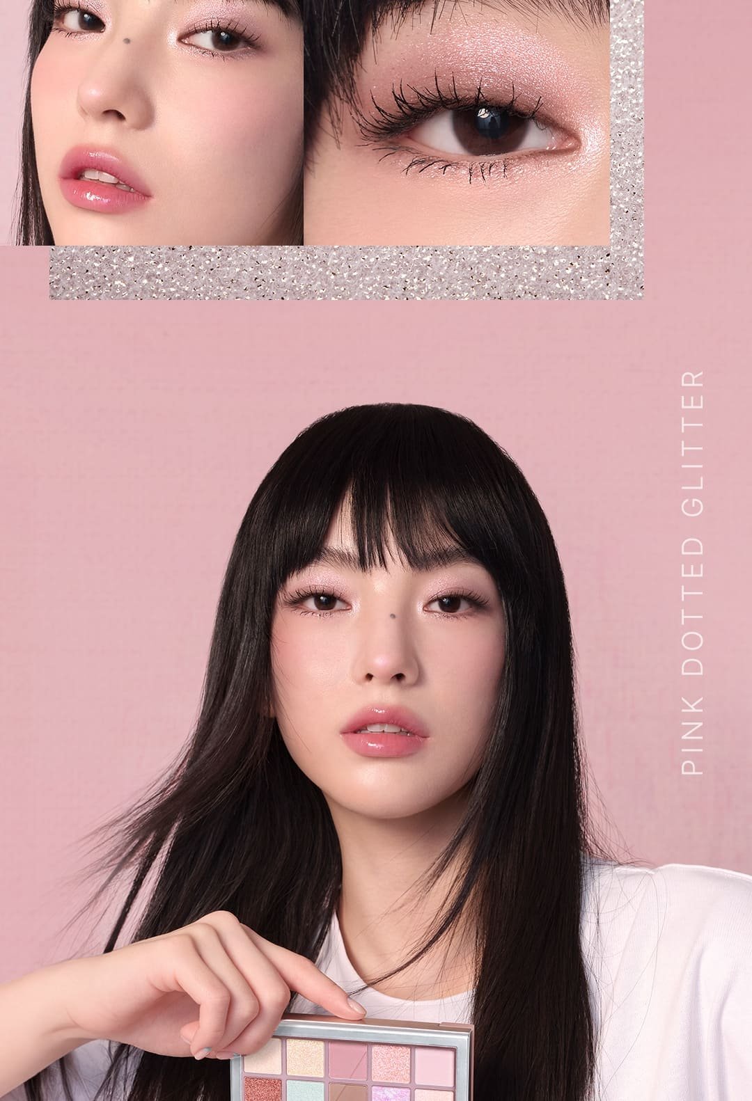 pink undertone shades of 3CE XL Eyeshadow Palette